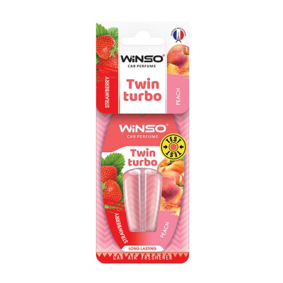 Osviežovač Twin Turbo strawberry - peach