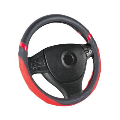 Poťah volantu čierno-červený 37-39cm AUTOMAX