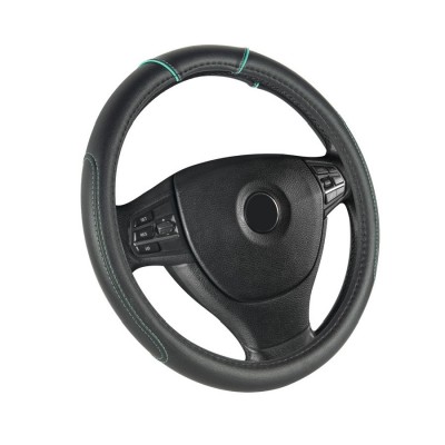 Poťah volantu čierny so zeleným pásikom 37-39cm AUTOMAX