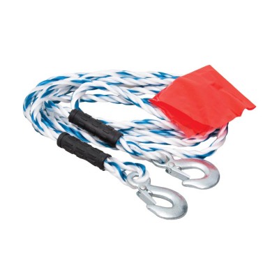 Tow rope 1,8t, 4m with hooks