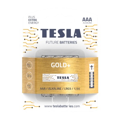 TESLA AAA GOLD+ Alkaline 4pcs blister