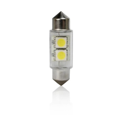 Led bulb FESTOON 2 LEDS 5050SMD T11x31mm Double blister
