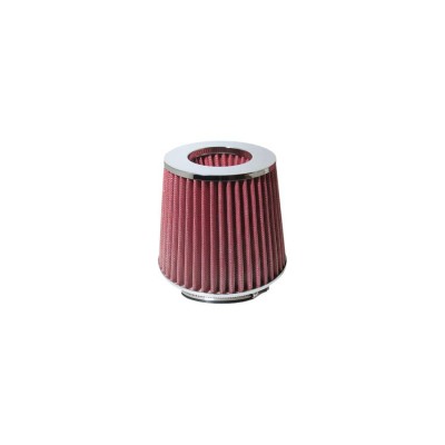 Air filter with 3 adapter - chrome
