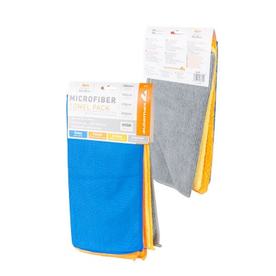 Microfiber towel pack 4pcs - different types