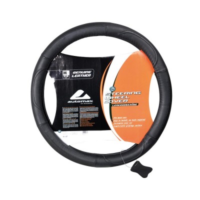 Steering wheel cover leather 37-39cm