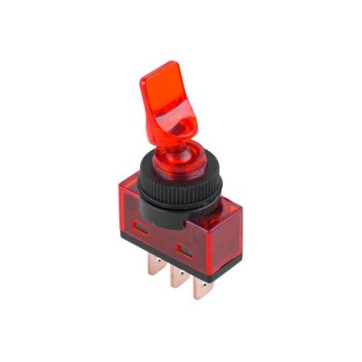 Toggle switch ASW-14D 3pin red