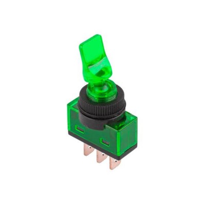 Toggle switch ASW-14D 3pin green
