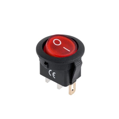 Toggle switch IRS-101-8C/D red